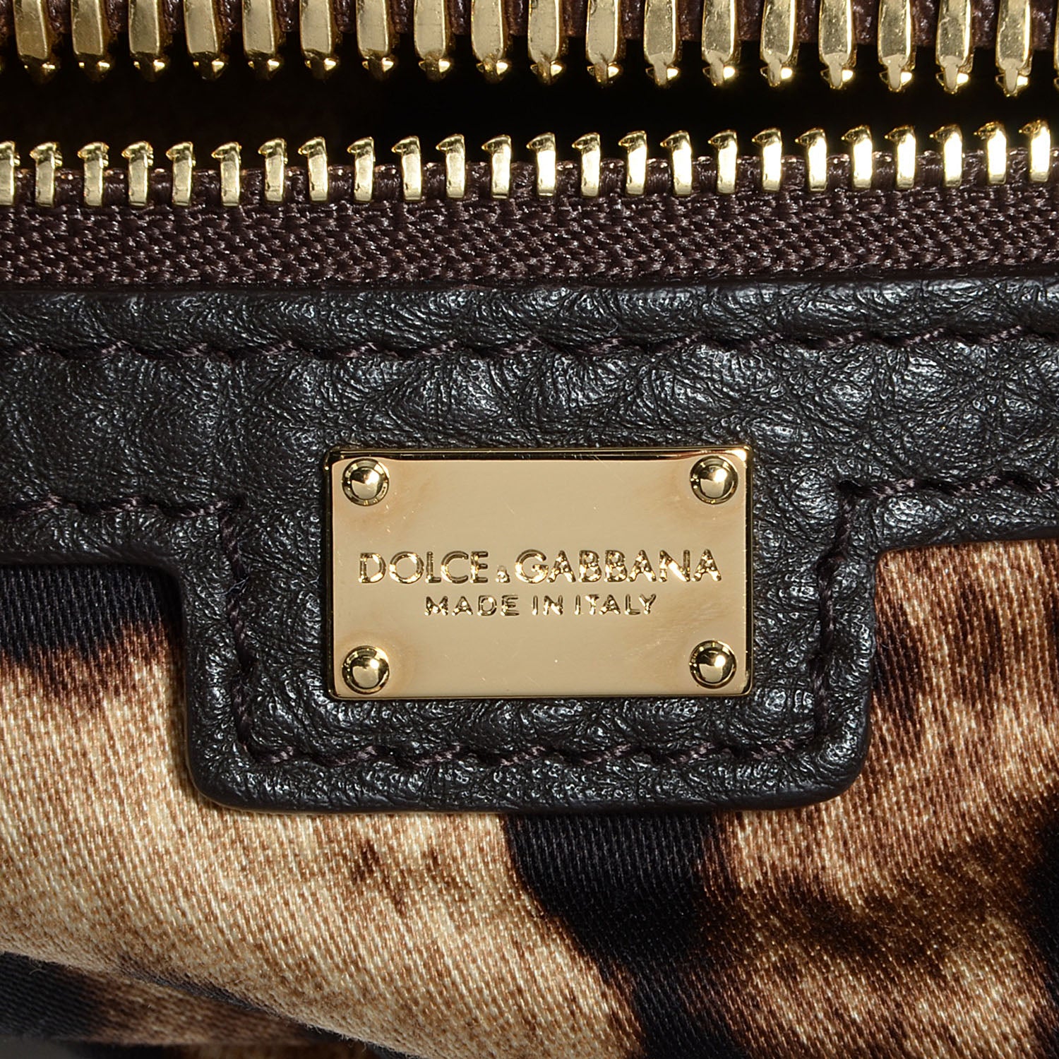 Dolce & Gabbana Vitello Alpaca Miss Escape Tote Cacao 6 of 7