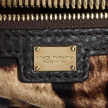 Dolce & Gabbana Vitello Alpaca Miss Escape Tote Cacao 6 of 7