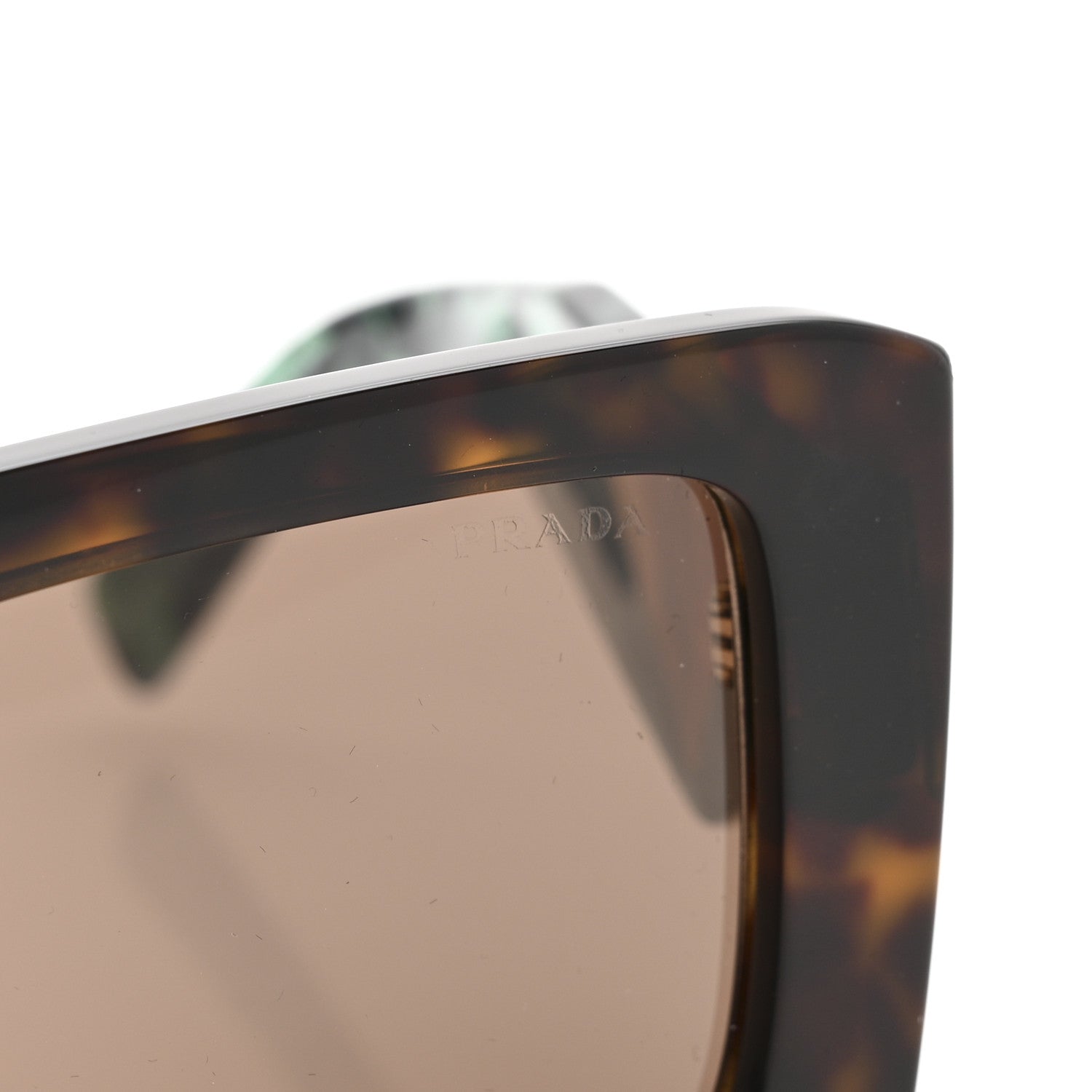 Prada Acetate Symbole Sunglasses SPR 23Y Red Tortoise 8 of 9