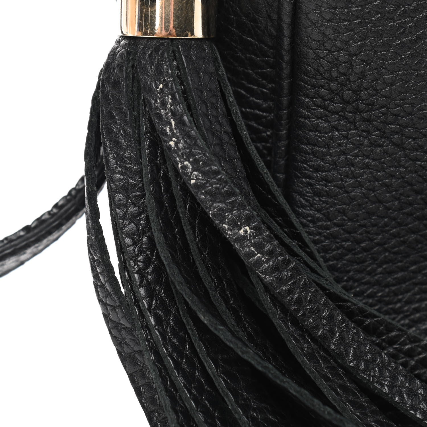 Gucci Pebbled Calfskin Small Soho Disco Bag Black 10 of 17