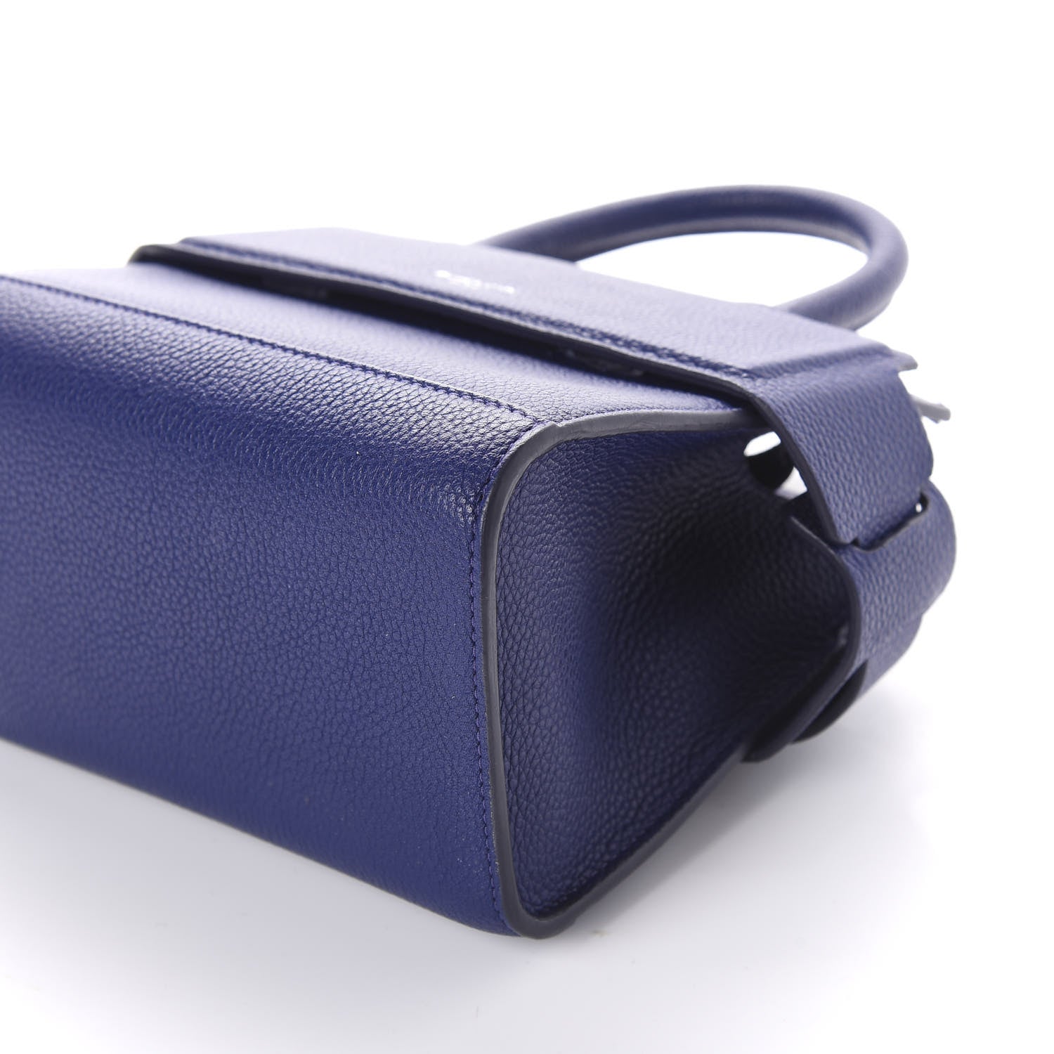 Givenchy Grained Calfskin Nano Horizon Satchel Blue 7 of 10