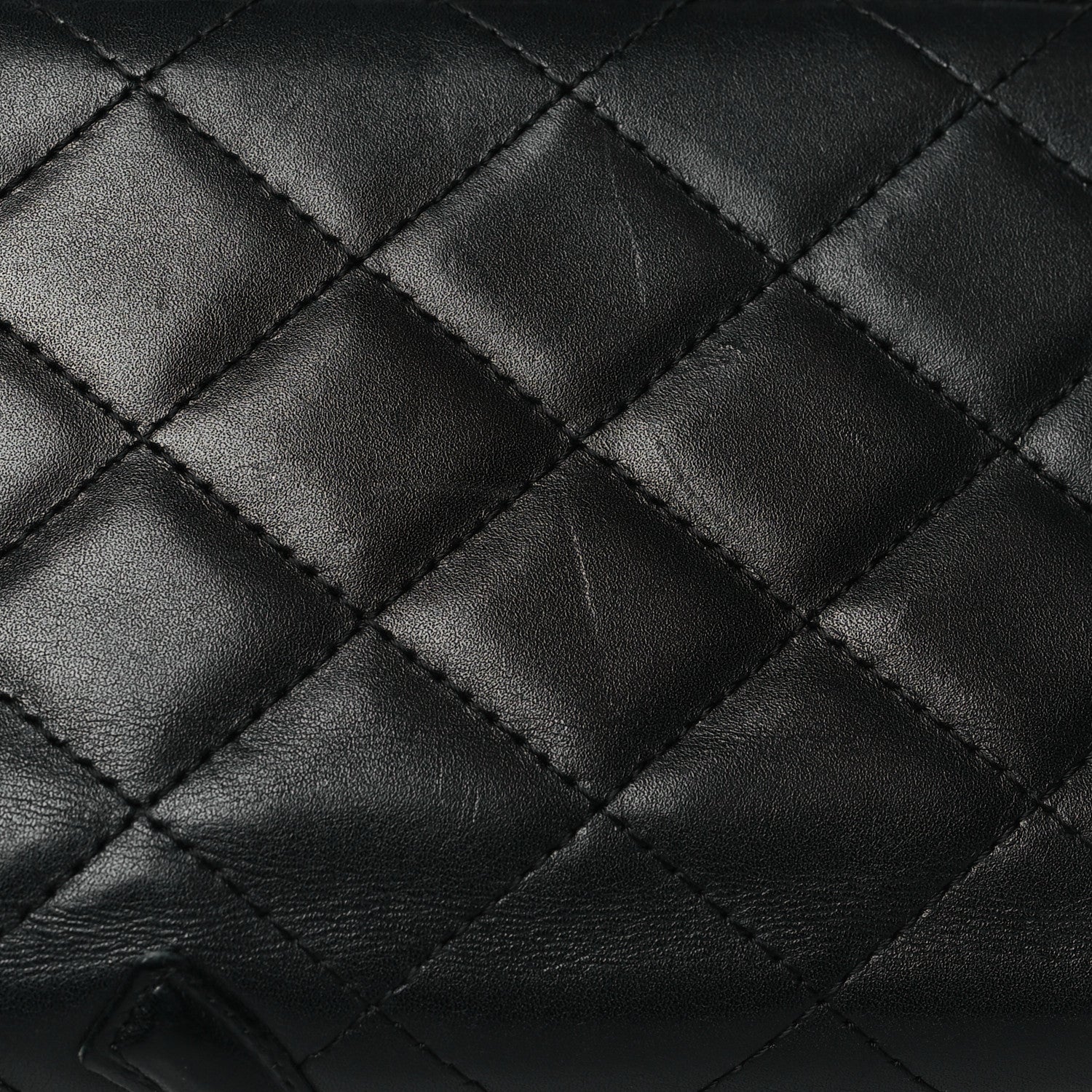 Chanel Calfskin Quilted Cambon Yen Wallet Black 16 of 16