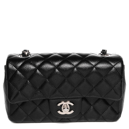 Chanel Caviar Quilted Mini Rectangular Flap Black 1 of 9