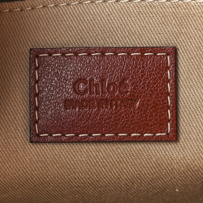 Chloe Calfskin Medium Woody Ribbon Tote Sepia Brown 6 of 12