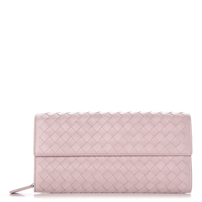 Bottega Veneta Nappa Intrecciato Flap Wallet Petal 1 of 8