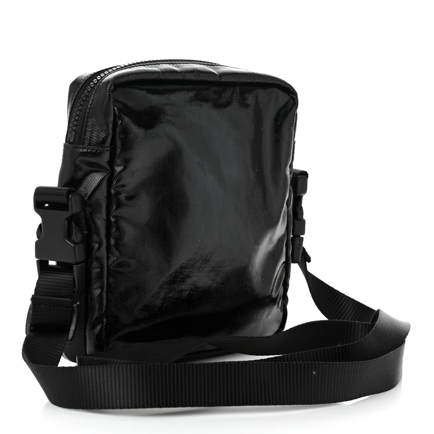 Chanel Coated Canvas Sport Crossbody Black 3 of 11
