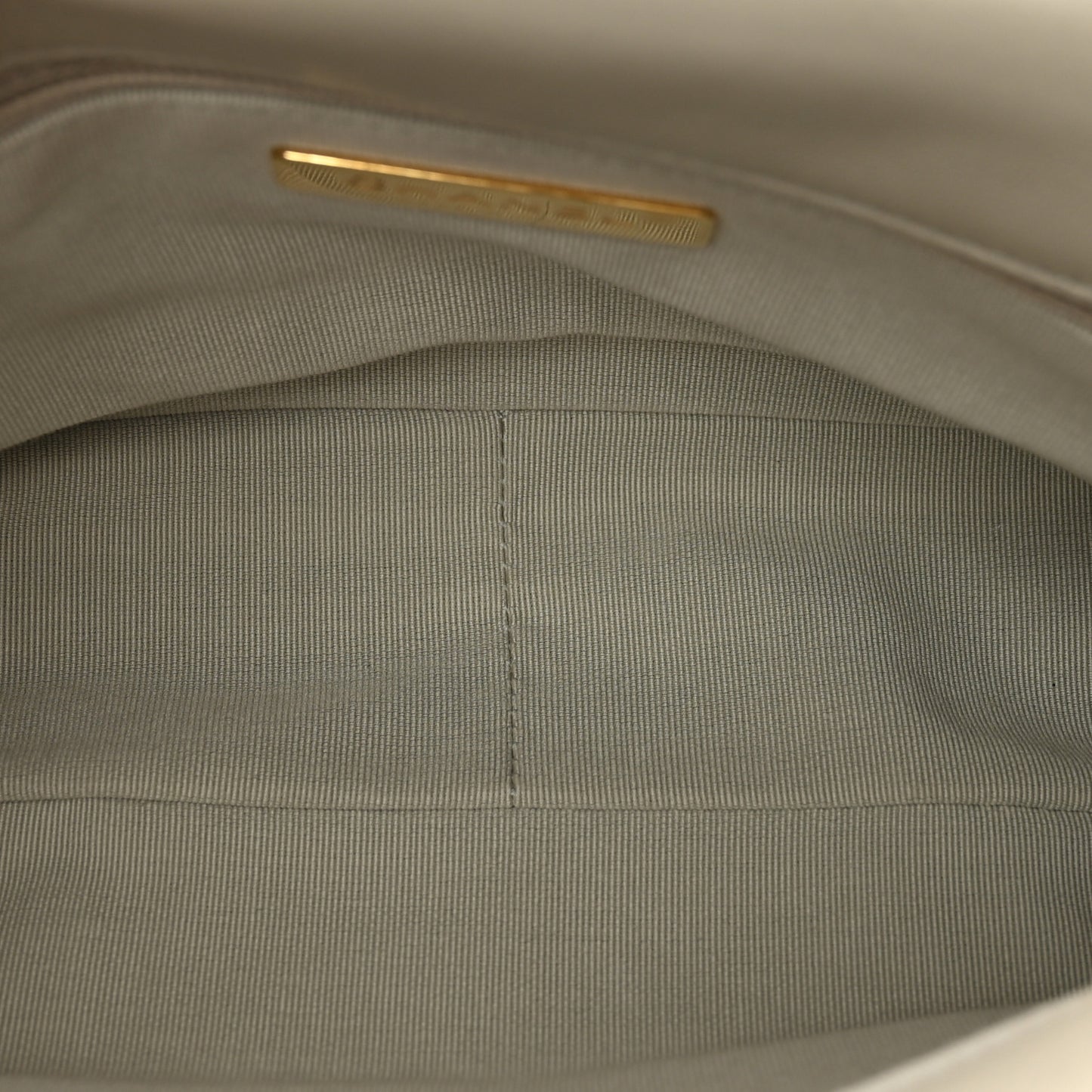 Lambskin Quilted Medium Chanel 19 Flap Light Grey