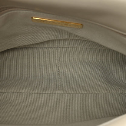 Chanel Lambskin Quilted Medium Chanel 19 Flap Light Grey 6 of 10