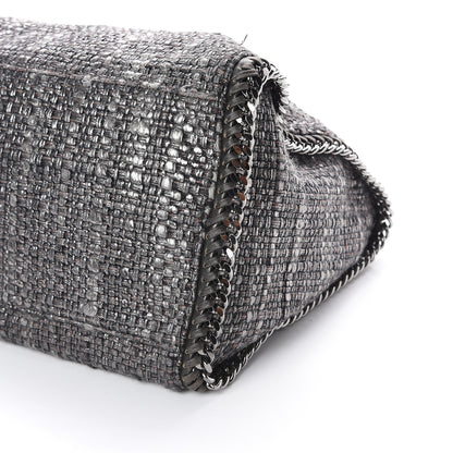 Stella McCartney Metallic Woven Boucle Boston Bag Dark Grey 8 of 8