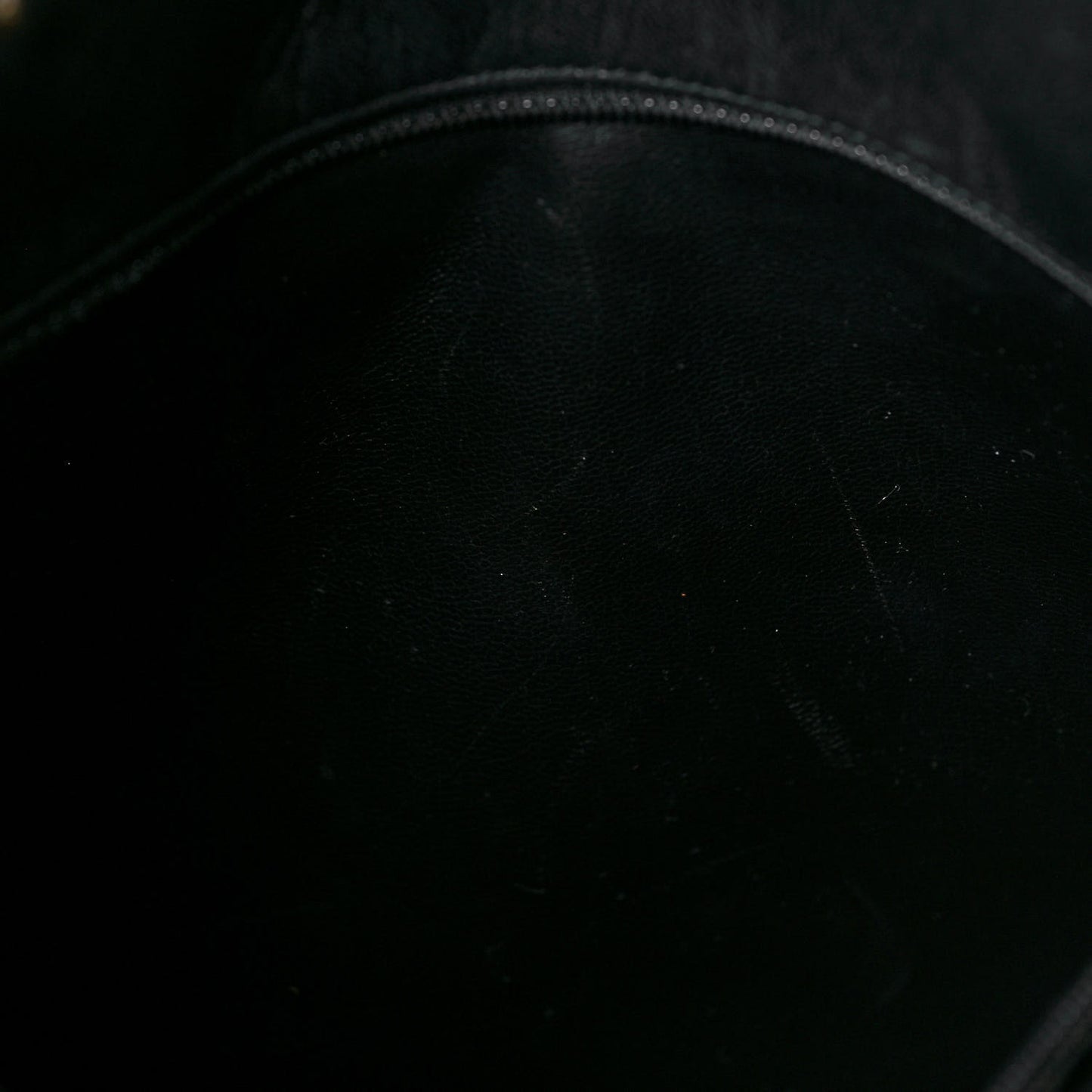 Lambskin Quilted Shopping Tote Black