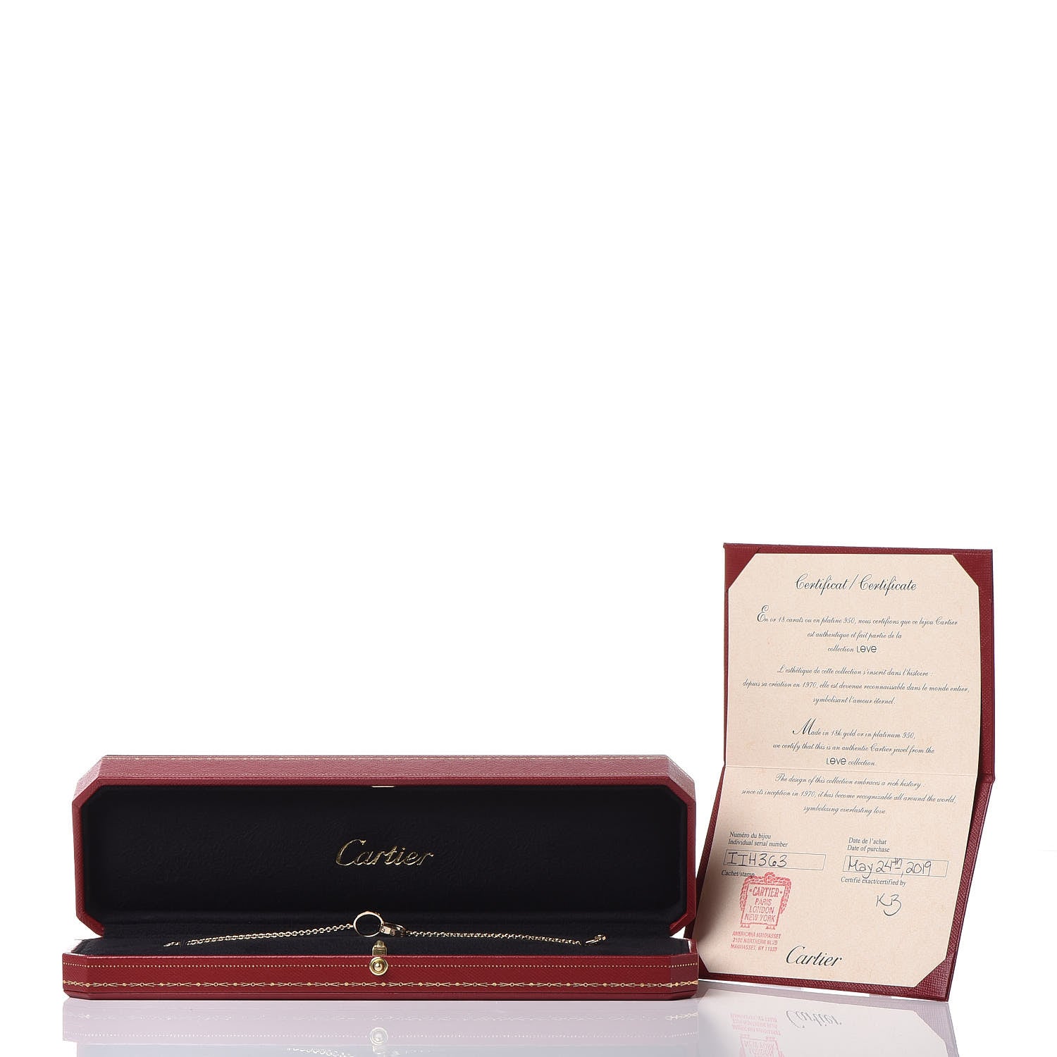 Cartier 18K Yellow Gold Interlocking LOVE Bracelet 8 of 8