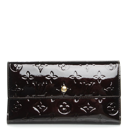 Louis Vuitton Vernis Porte Tresor International Wallet Amarante 1 of 9
