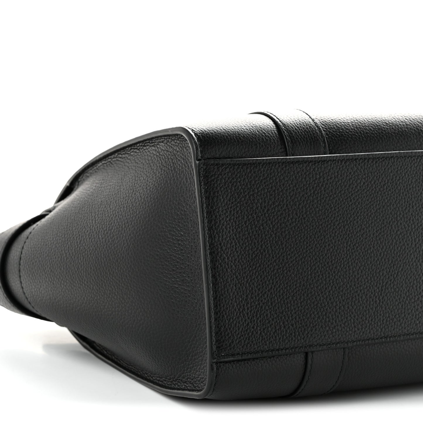 Classic Grain Small Bayswater Zip Tote Black