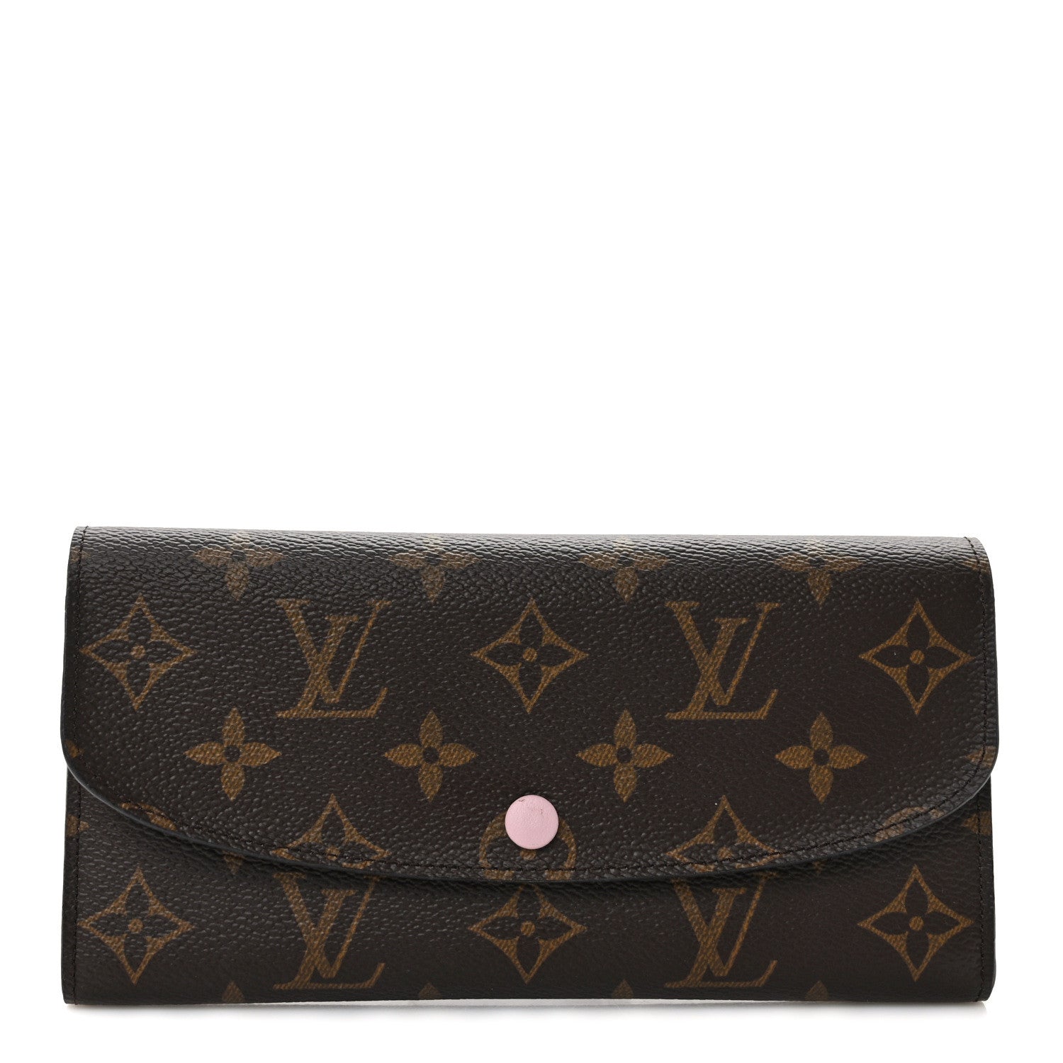 Louis Vuitton Monogram Emilie Wallet Rose Ballerine 1 of 9