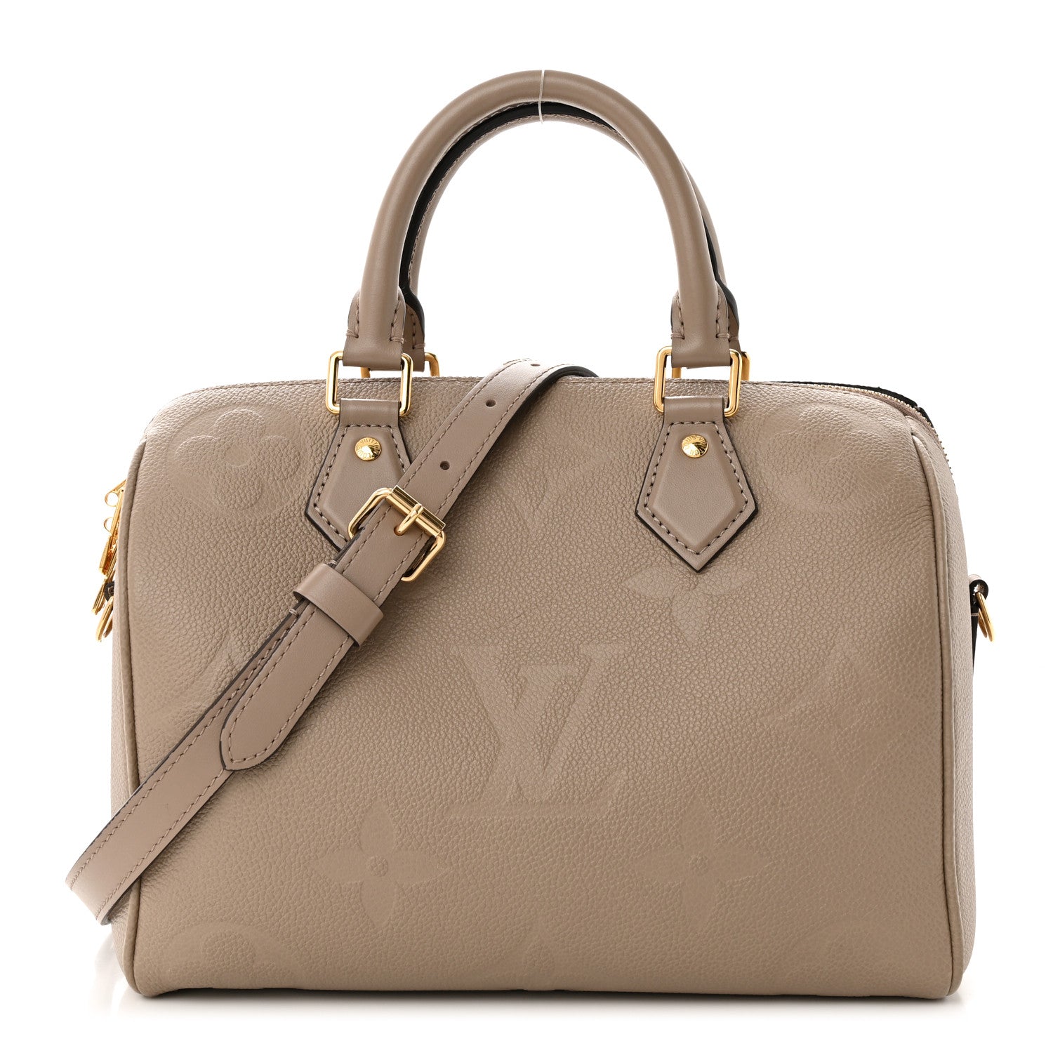 Louis Vuitton Empreinte Monogram Giant Speedy Bandouliere 25 Tourterelle 1 of 14