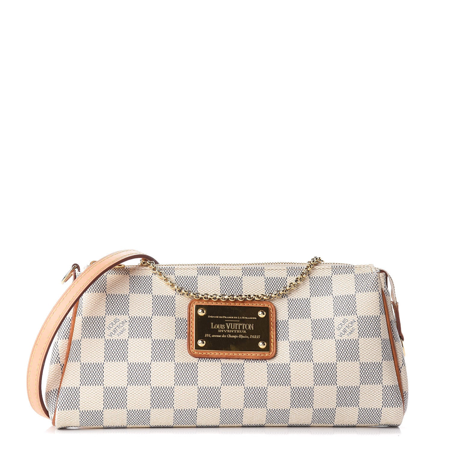 Louis Vuitton Damier Azur Eva Clutch 1 of 10