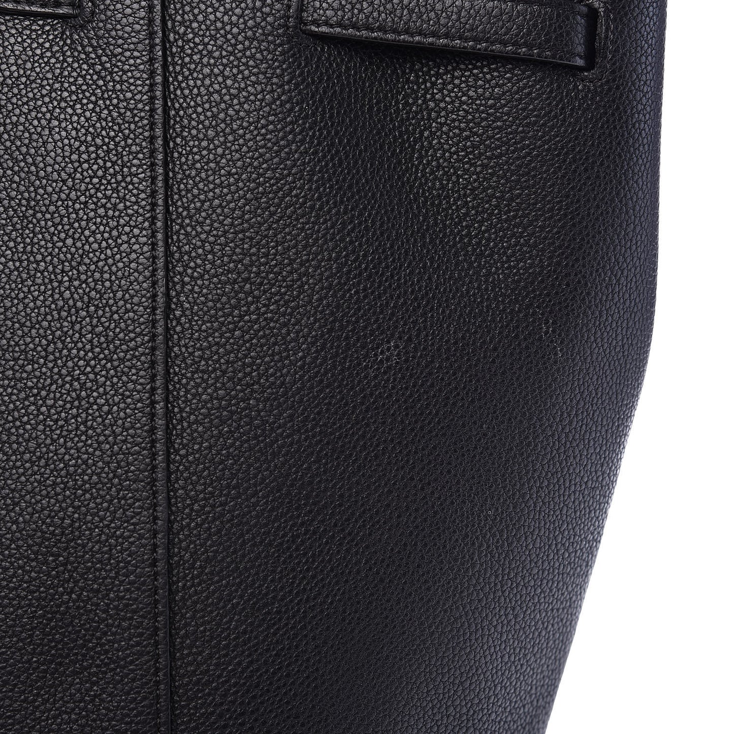 Soft Grained Calfskin Medium Cabas Phantom Black