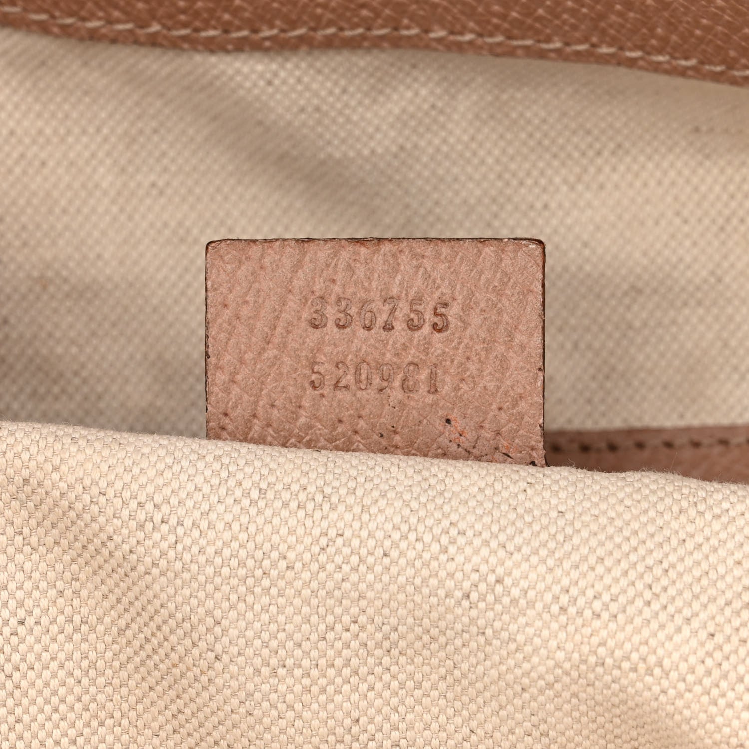 Gucci Monogram Large Bree Foldover Tote Beige Soft Pink 7 of 14