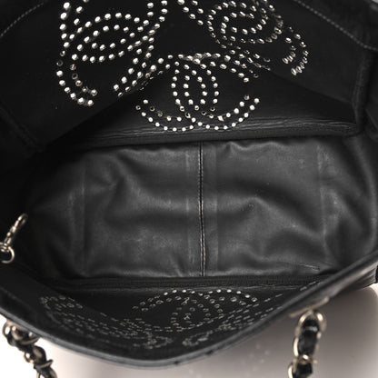 Chanel Patent Perforated CC Tote Black 5 of 10