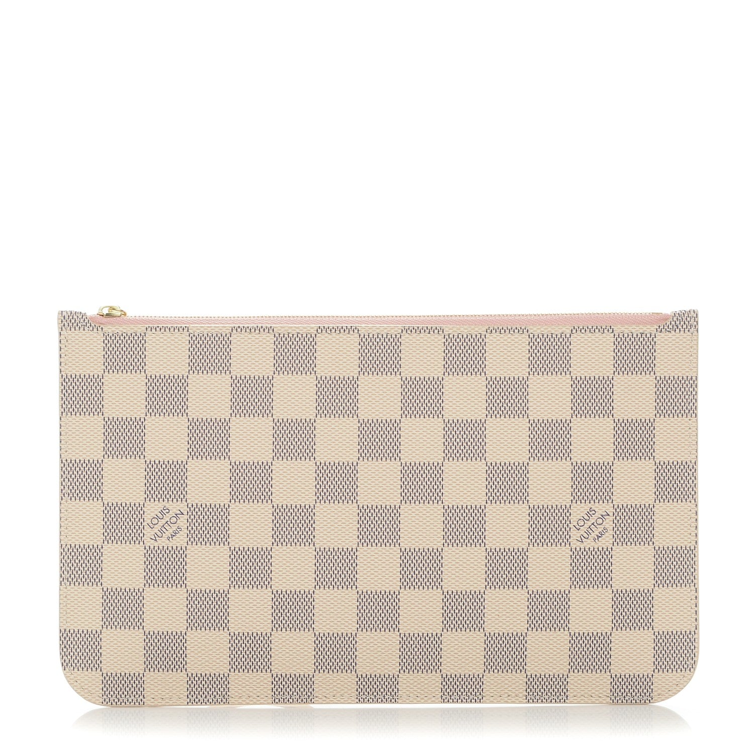 Louis Vuitton Damier Azur Neverfull MM GM Pochette Rose Ballerine 1 of 7