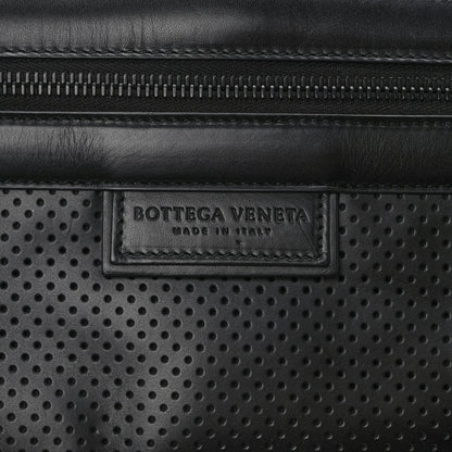 Bottega Veneta Perforated Calfskin Leggero Clutch Black 6 of 8