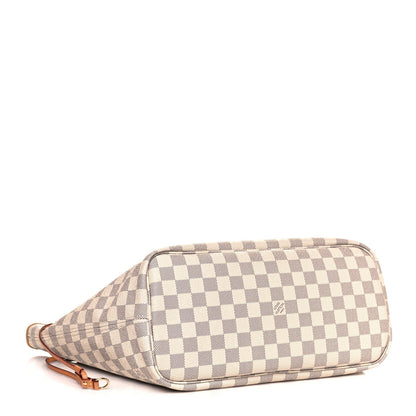 Louis Vuitton Damier Azur Neo Neverfull MM Rose Ballerine 4 of 13