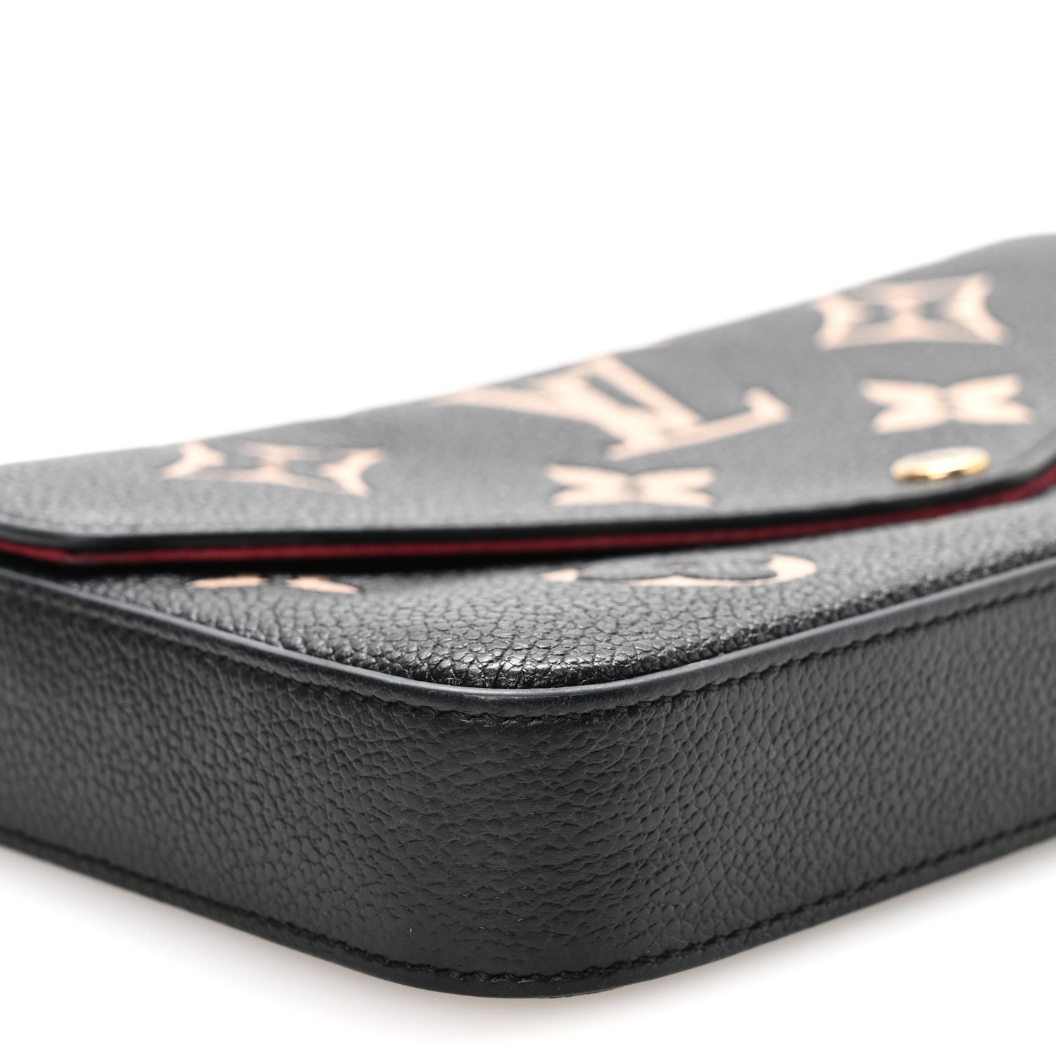 Louis Vuitton Empreinte Monogram Giant Felicie Pochette Black Beige 15 of 19