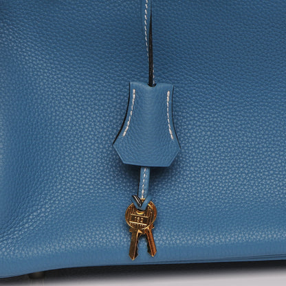 Hermes Togo Birkin 30 Blue Jean 21 of 23