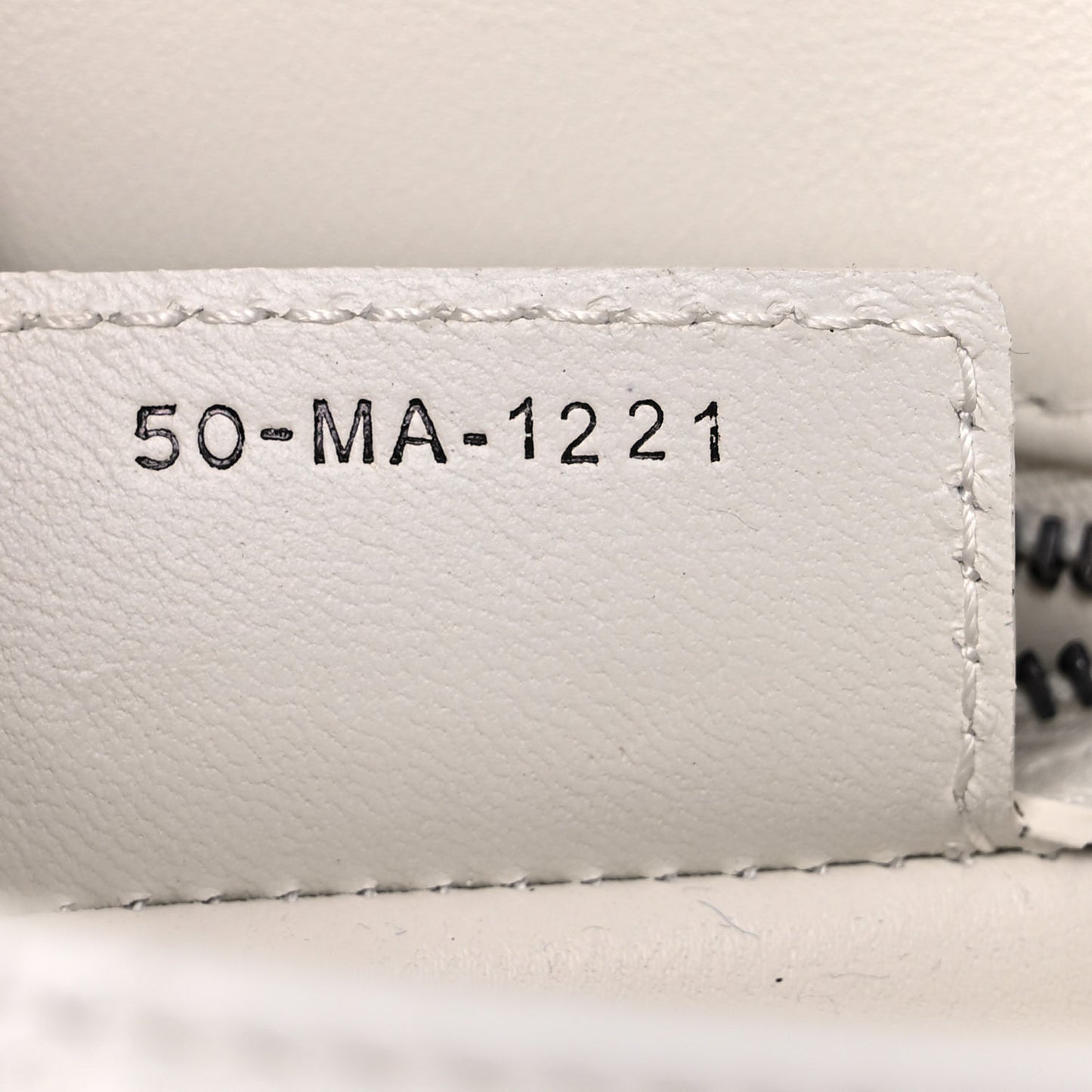Lambskin Cannage Small Caro Bag Ivory