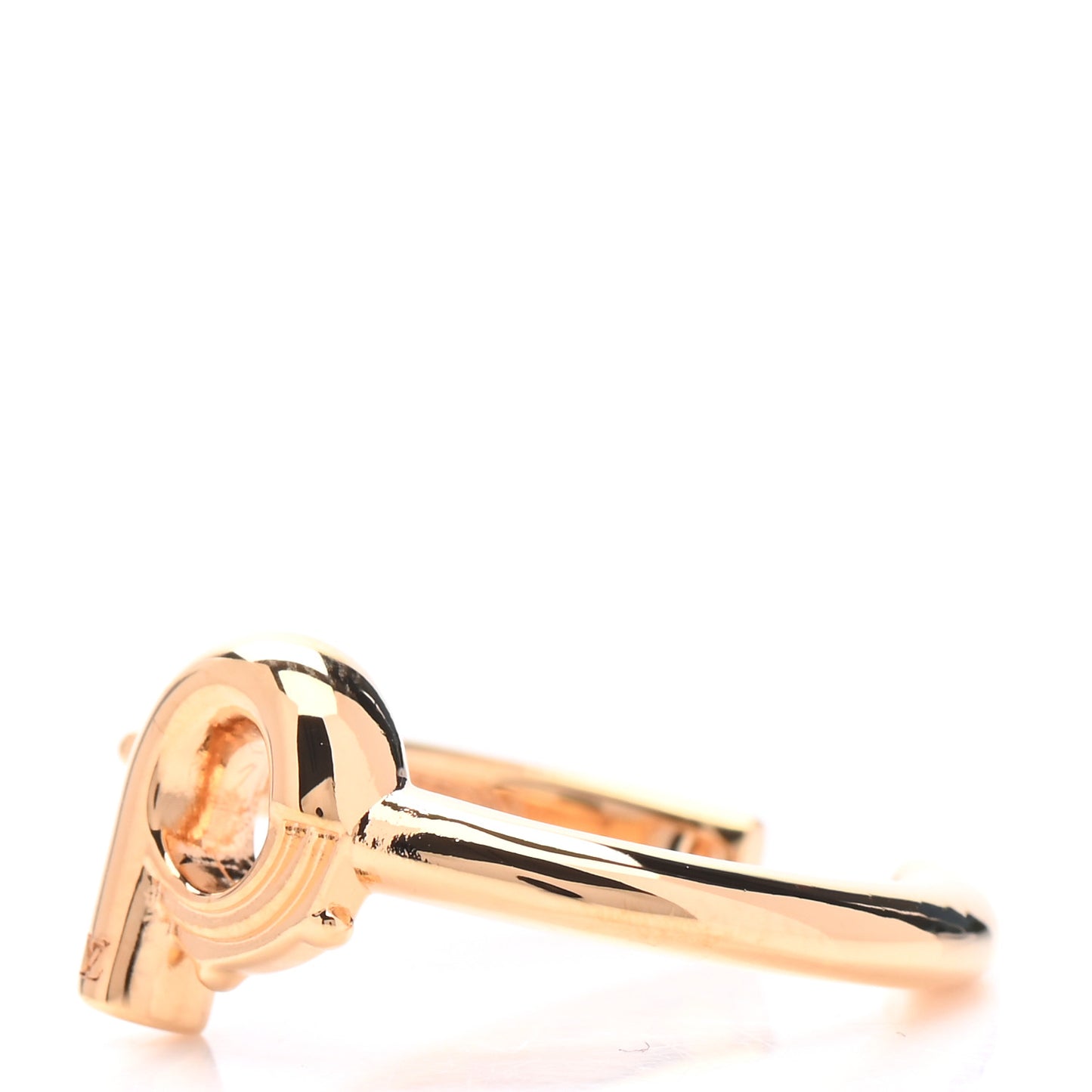 LV And Me Letter P Ring 5.5 Gold