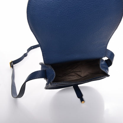 Chloe Calfskin Mini Marcie Round Crossbody Bag Royal Navy 5 of 8