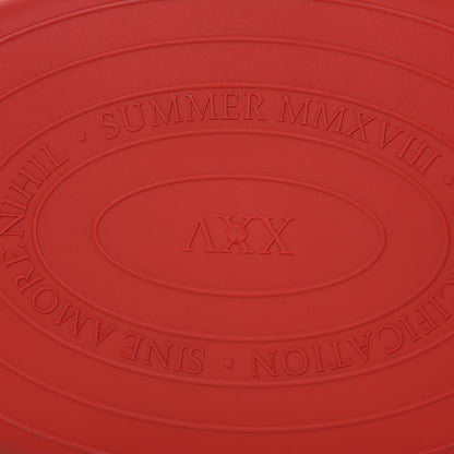Gucci Rubber Oversized Logo Tote Red 9 of 10