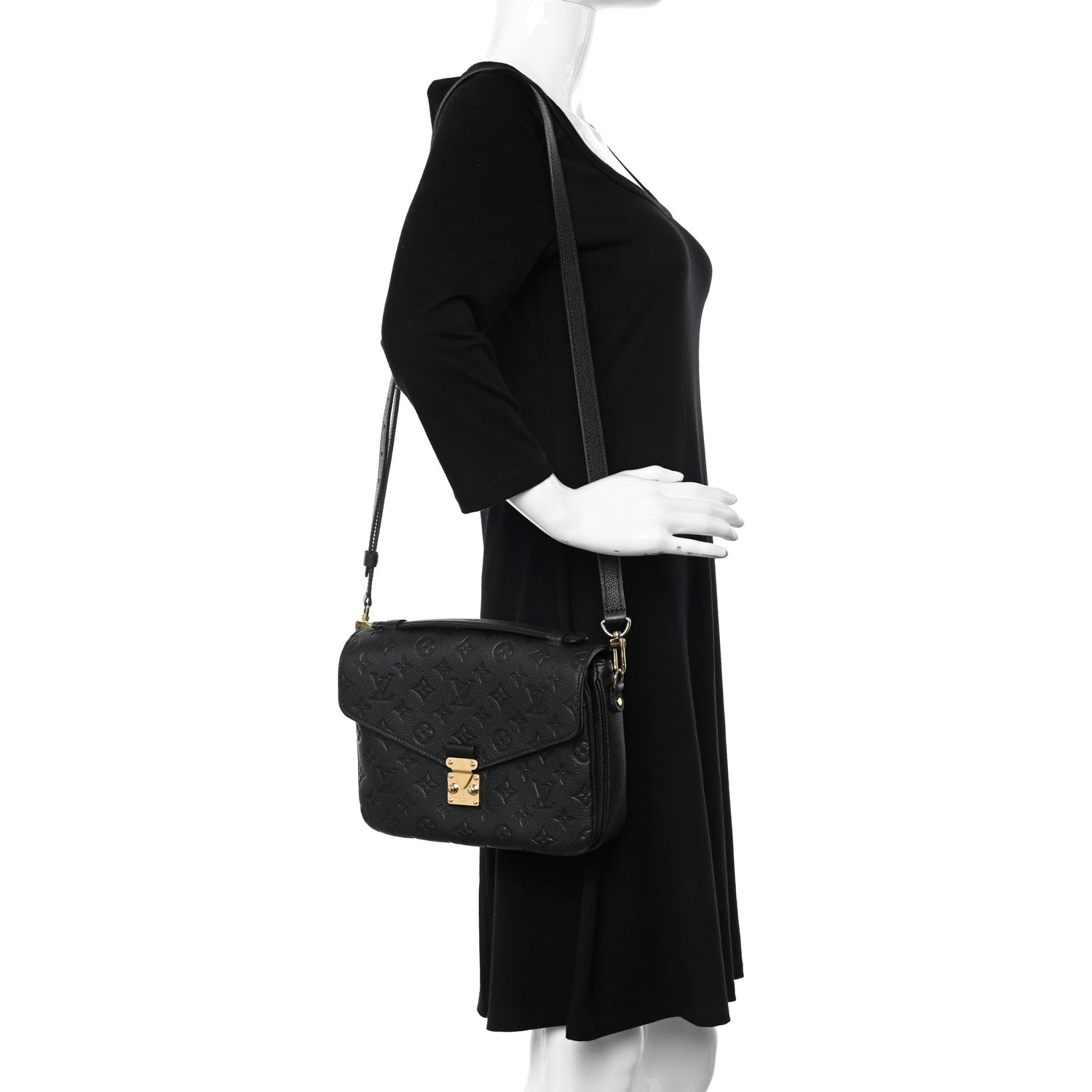 Louis Vuitton Empreinte Pochette Metis Black 2 of 8