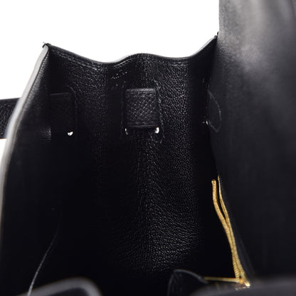 Hermes Epsom Kelly Sellier 28 Black 15 of 39