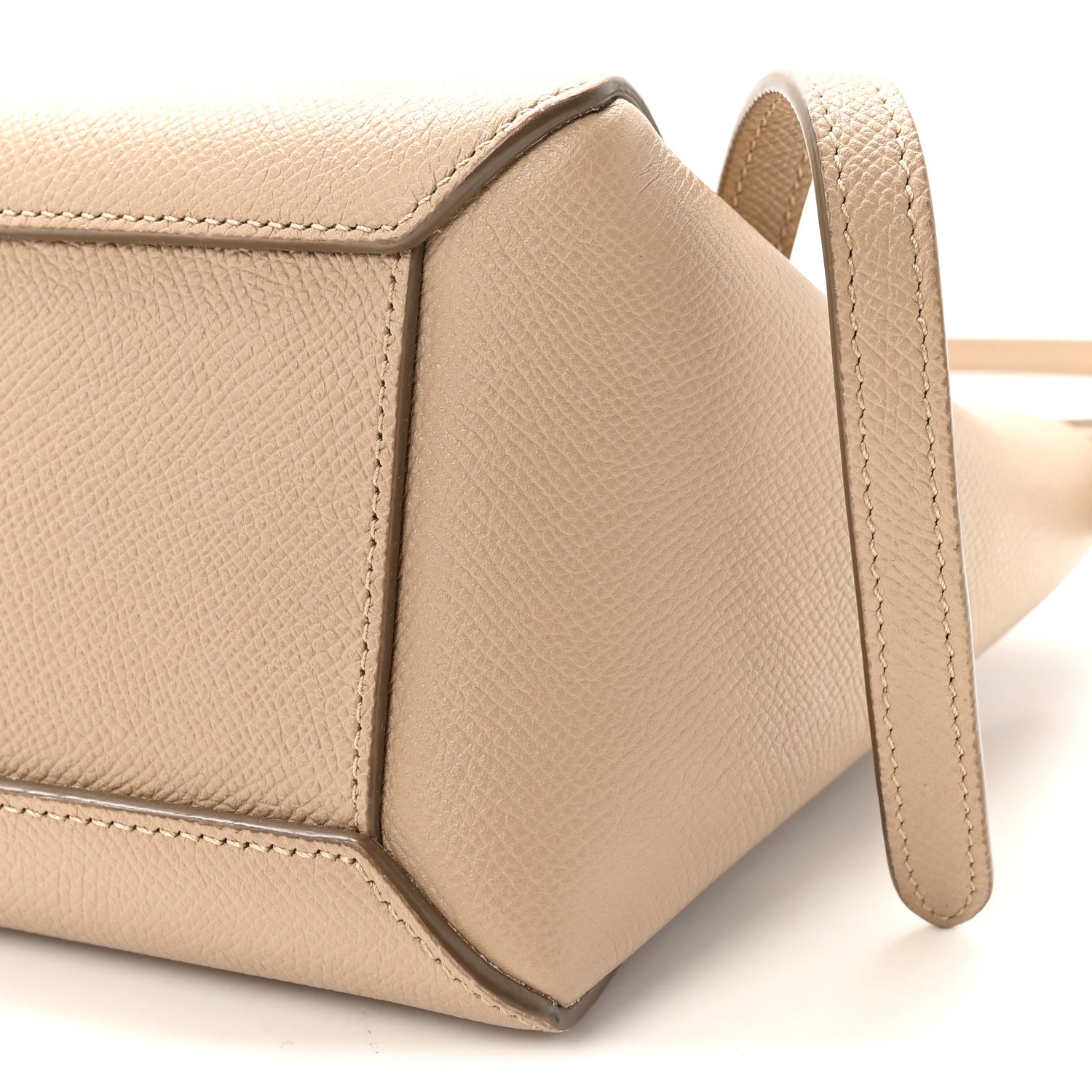 Celine Grained Calfskin Nano Belt Bag Light Taupe 10 of 10