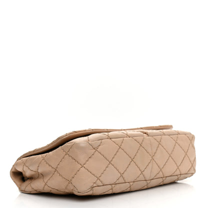Chanel Grained Calfskin Medium Natural Beauty Flap Beige 4 of 13