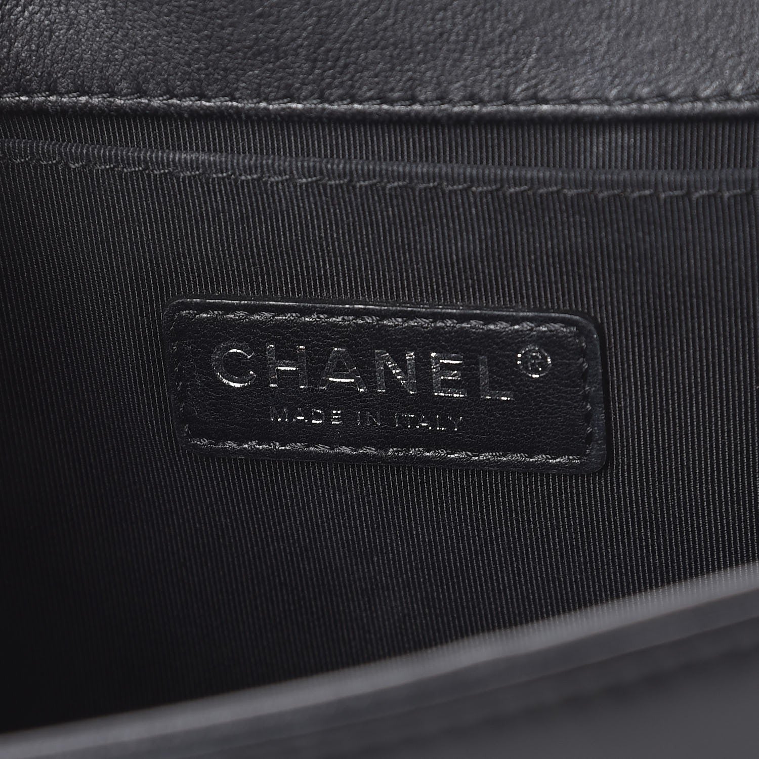 Chanel Lambskin Quilted Medium Boy Flap Black 6 of 7