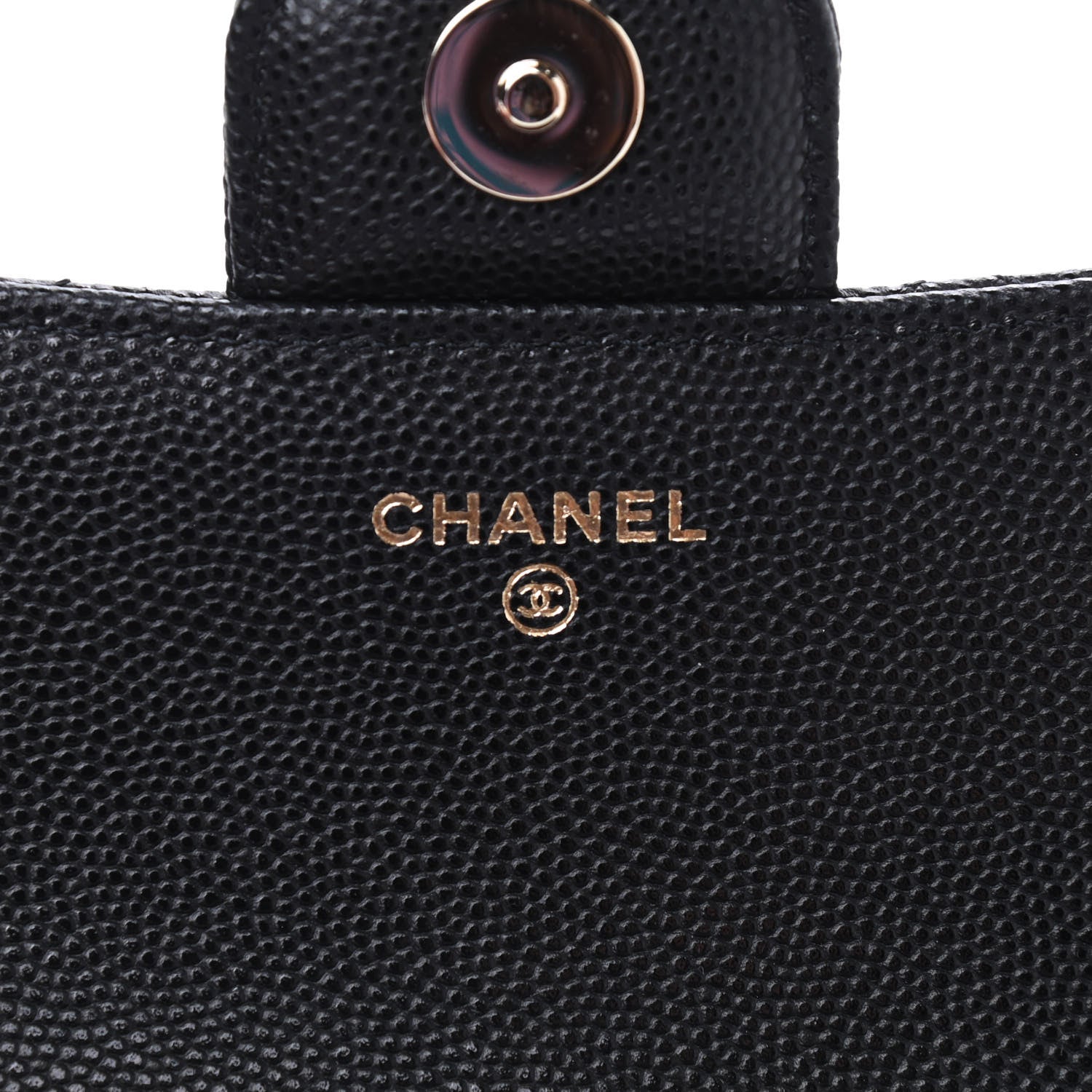 Chanel Caviar Quilted Glasses Case With Chain Black 7 of 9