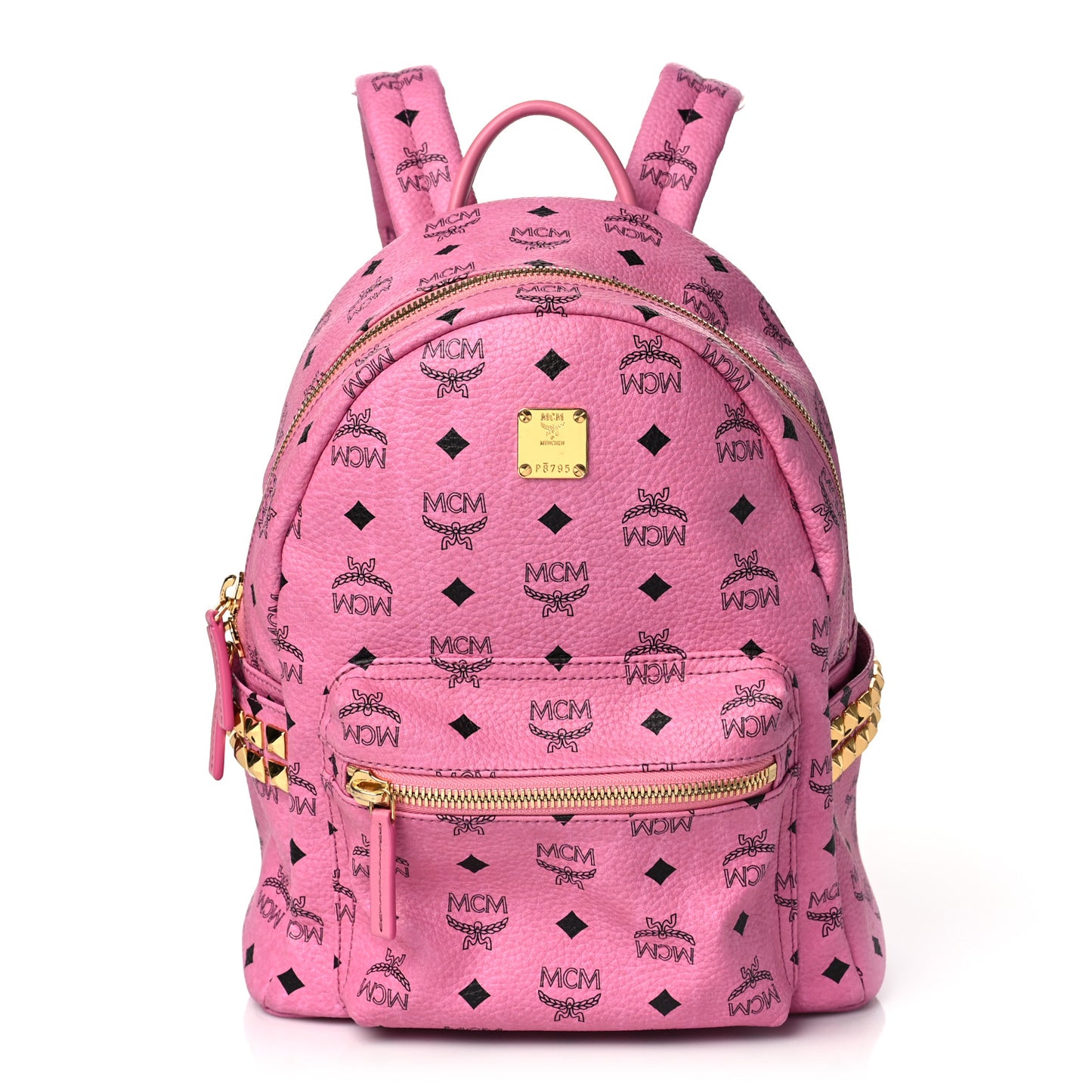 Visetos Small Side Stud Stark Backpack Pink