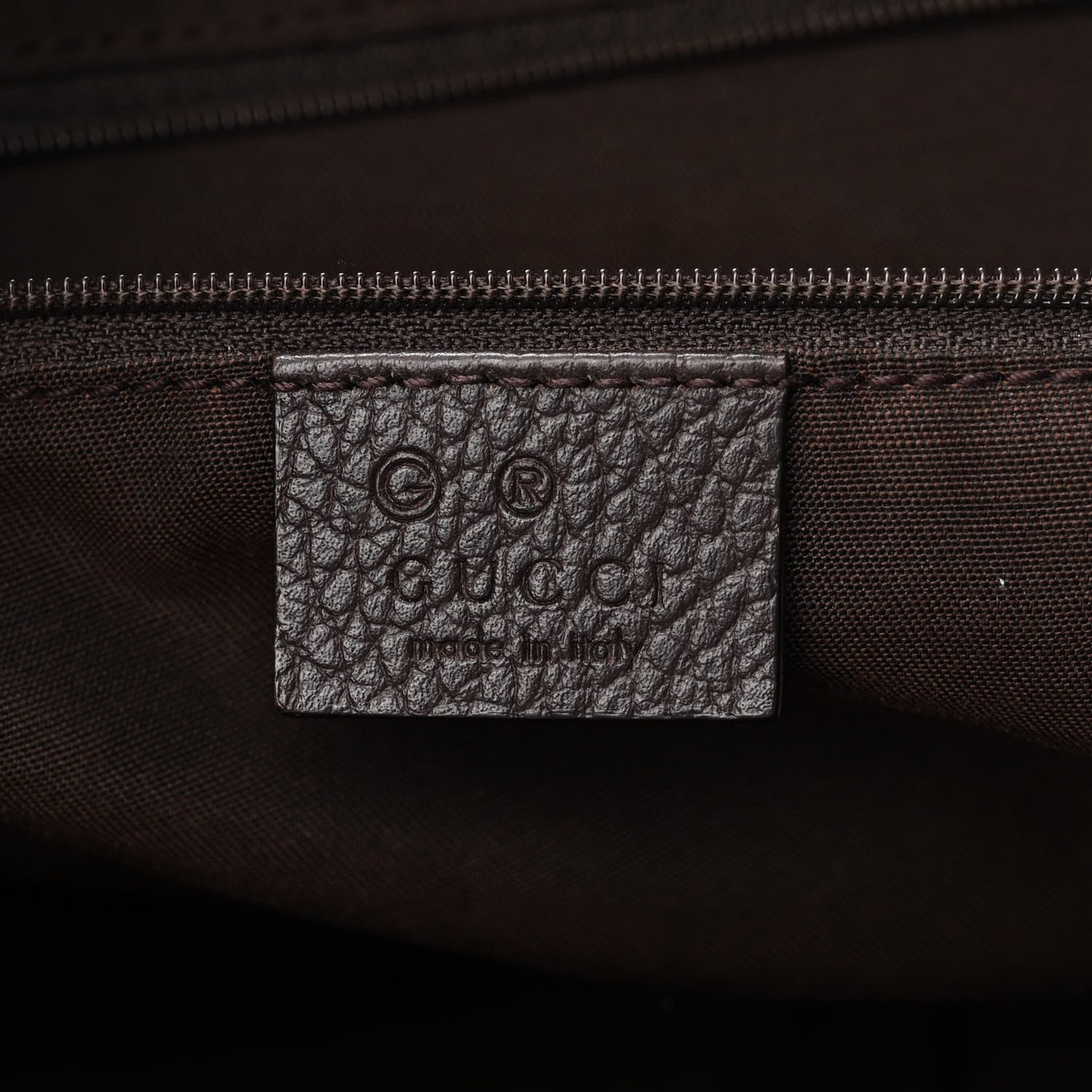 Gucci Canvas Diamante Hobo Dark Brown 6 of 10