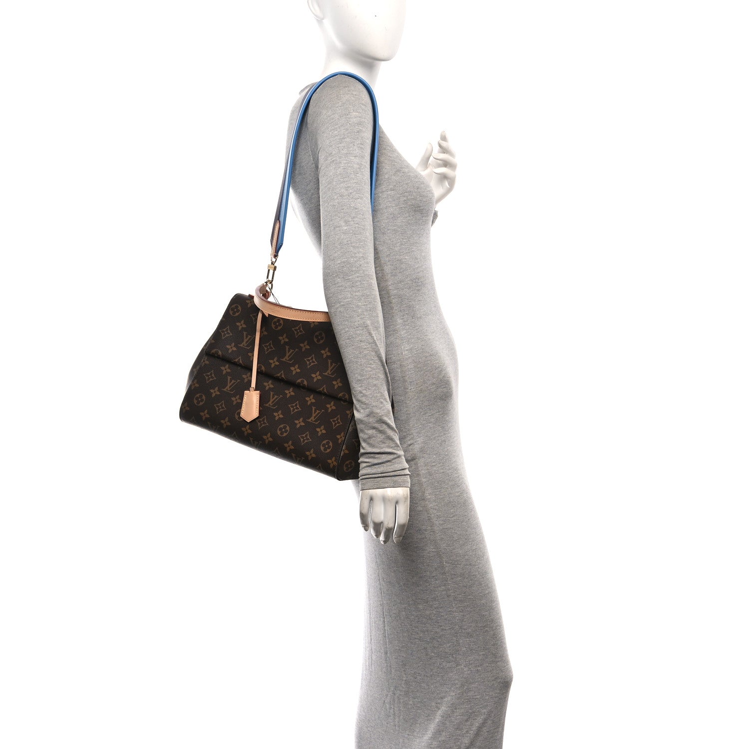 Louis Vuitton Monogram Cluny MM Blue Glacial 2 of 10