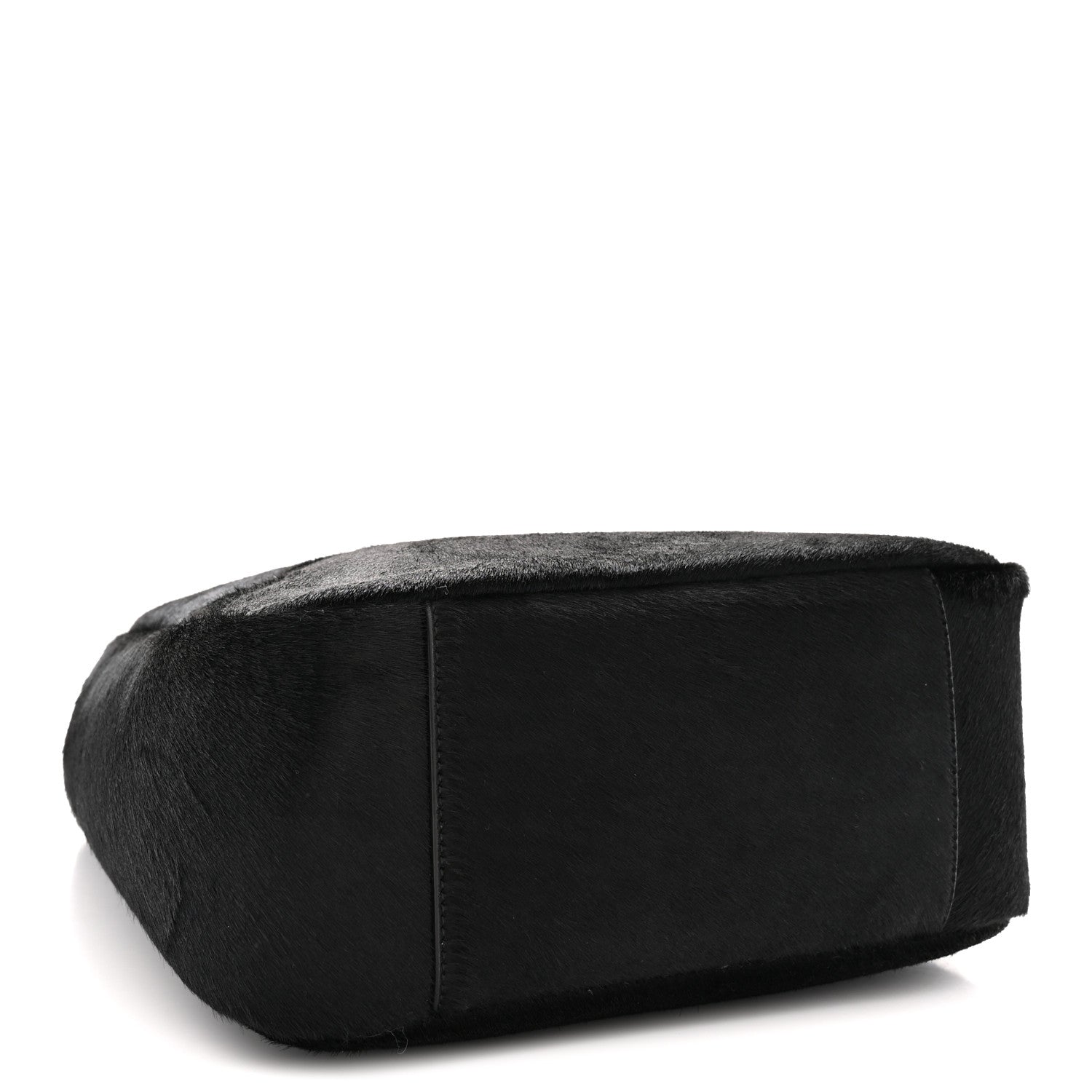 Saint Laurent Calf Hair Small Le 5 A 7 Soft Hobo Black 5 of 11
