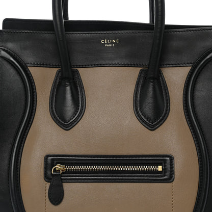 Celine Smooth Calfskin Suede Mini Tri-Color Luggage Beige 7 of 15