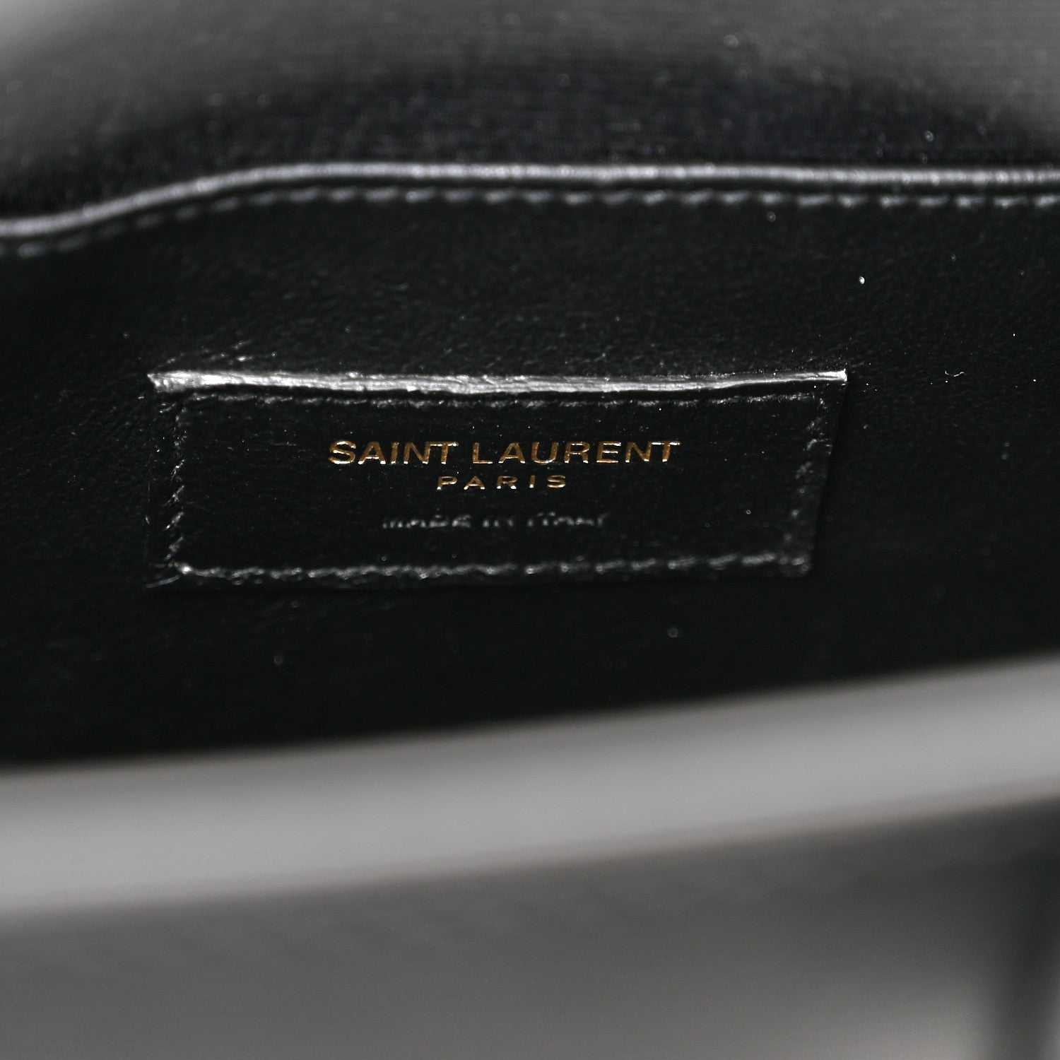 Saint Laurent Calfskin Paglia Palm Nano Sac De Jour Black 6 of 10