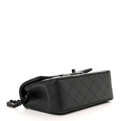 Chanel Lambskin Quilted Mini Rectangular Flap So Black 4 of 11