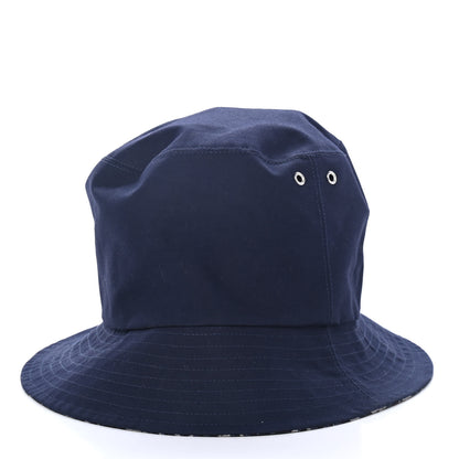 Christian Dior Oblique Reversible Teddy-D Brim Bucket Hat 57 Blue 3 of 8
