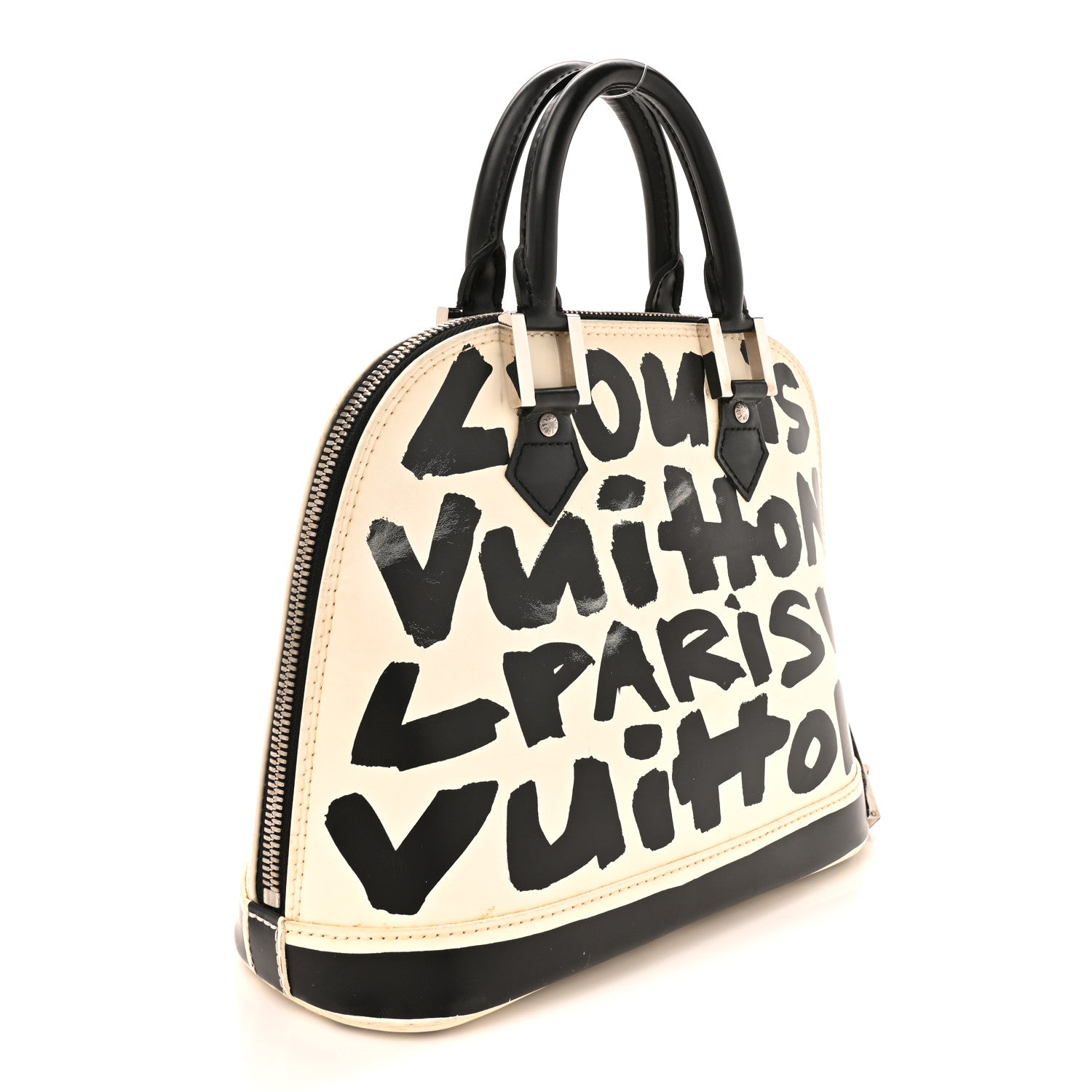 Louis Vuitton Graffiti Alma MM Black 3 of 14