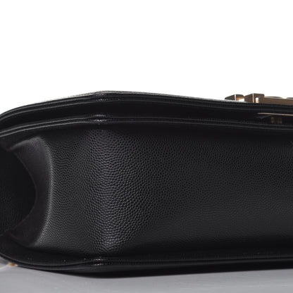 Chanel Caviar Quilted Medium Boy Flap Black 8 of 10