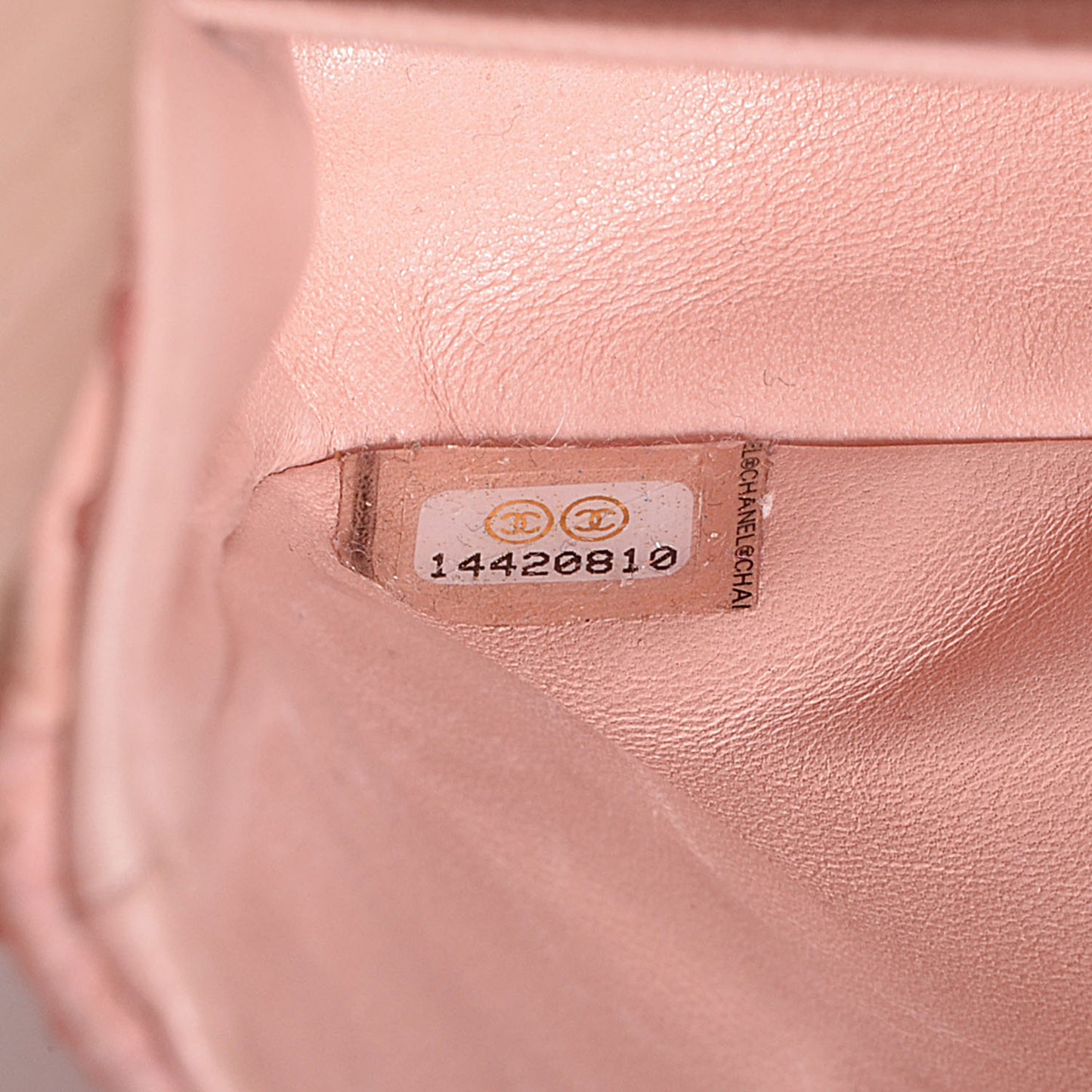 Matte Python Medium Double Flap Pink