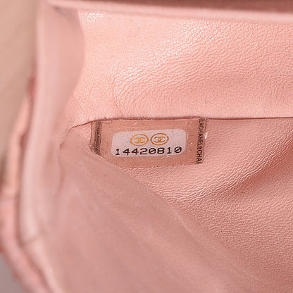 Chanel Matte Python Medium Double Flap Pink 7 of 7